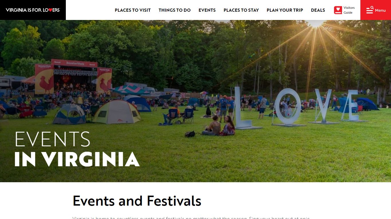 Events in Virginia - Virginia Is For Lovers